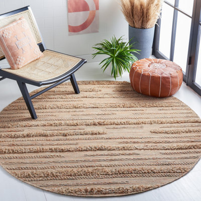 Hartzler Handmade Flatweave Beige/Orange Area Rug