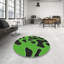 Vert abstrait Tapis décoratif-1101103543