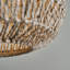 30cm H Oval Pendant Shade ( Spider ) in Grey