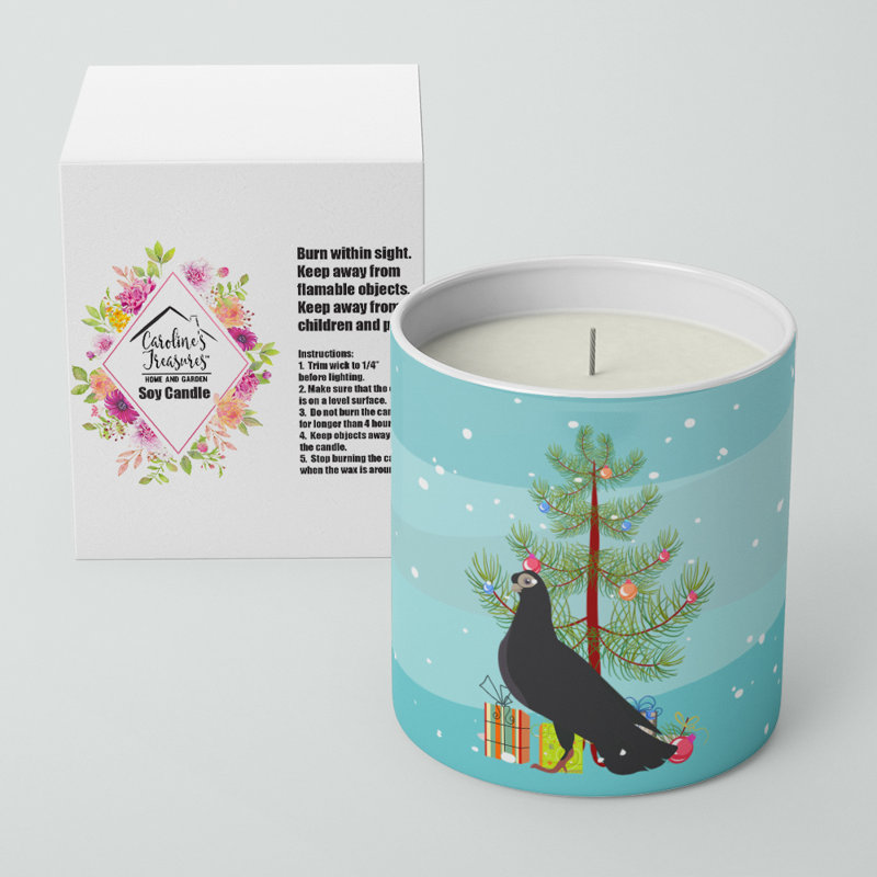 Bougie décorative de Noël 10 oz