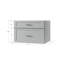 Meuble-lavabo mural simple flottant 30 po Disar-126347258