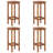 Dagnah Bar Set Wood Frame Material