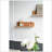 Burl Wood Floating Wall Shelf-874648100