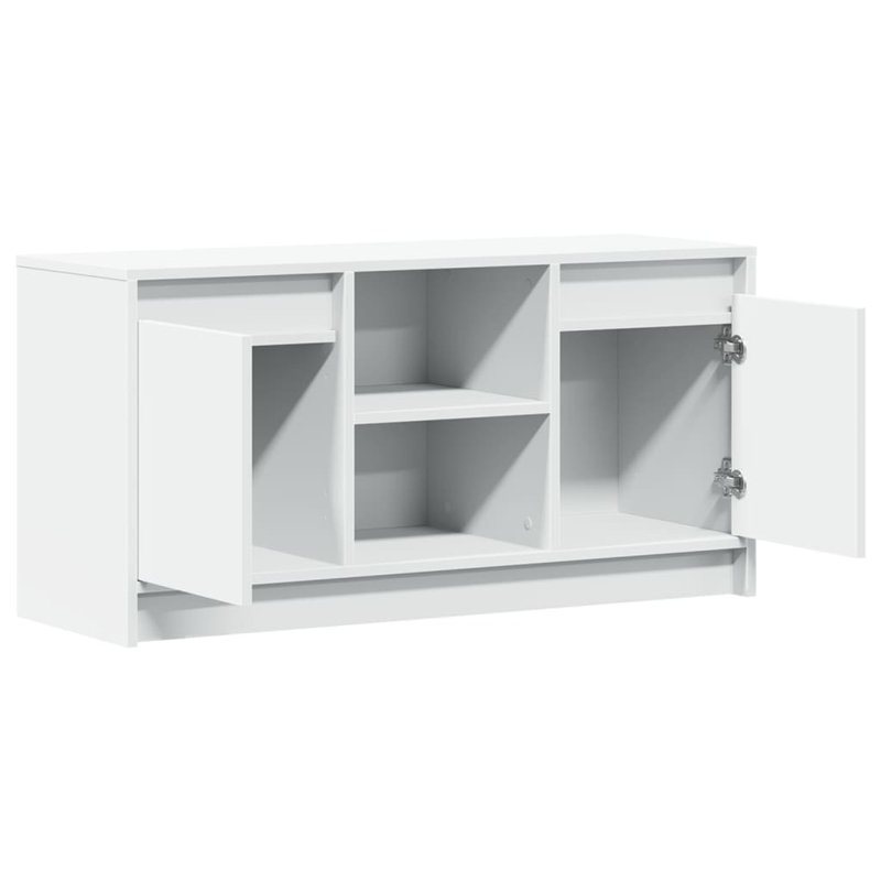 Cyarah TV Stand, White, 100cm