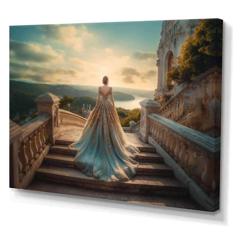 «Dreamy Wedding Day V», impression sur toile, H 30 po x l 40 po x P 1,5 po, Toile tendue