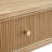 1-Drawer Nightstand, Coastal Scandinavian Wooden Bedside Table with Open Lower Shelf
