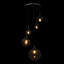Aveneil 5 - Light Matt Brushed Nickel Cluster Pendant