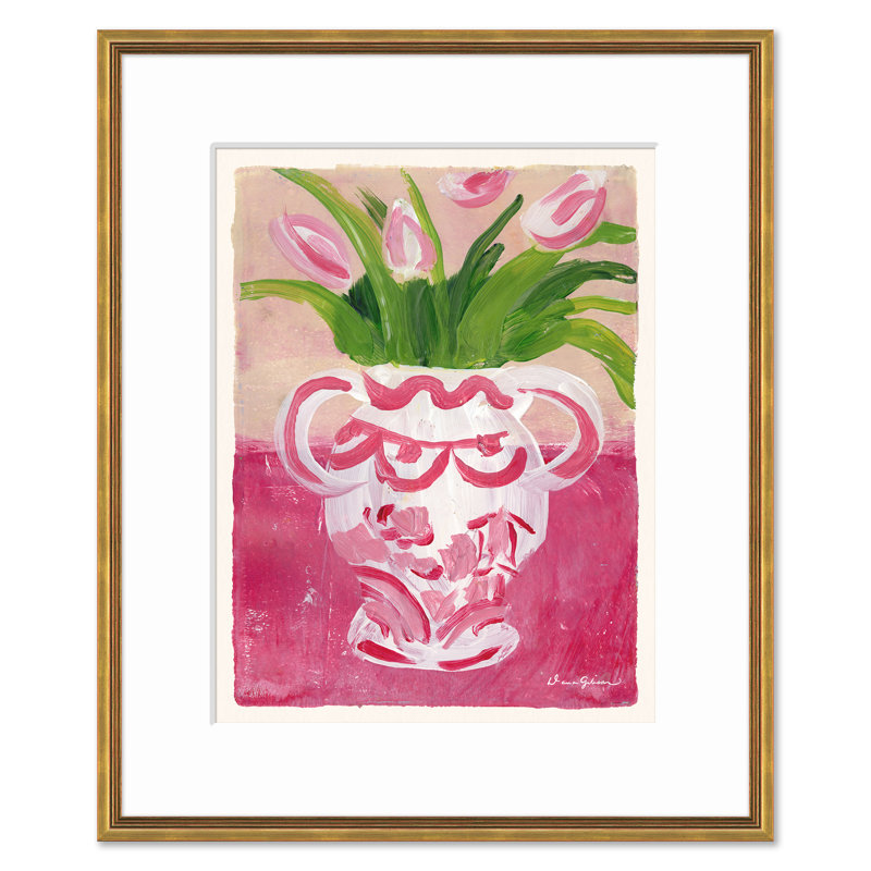 Fuscia and Rose Study Print by Dana Gibson Soicher Marin