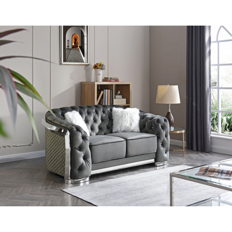 Causeuse Modern, Gris