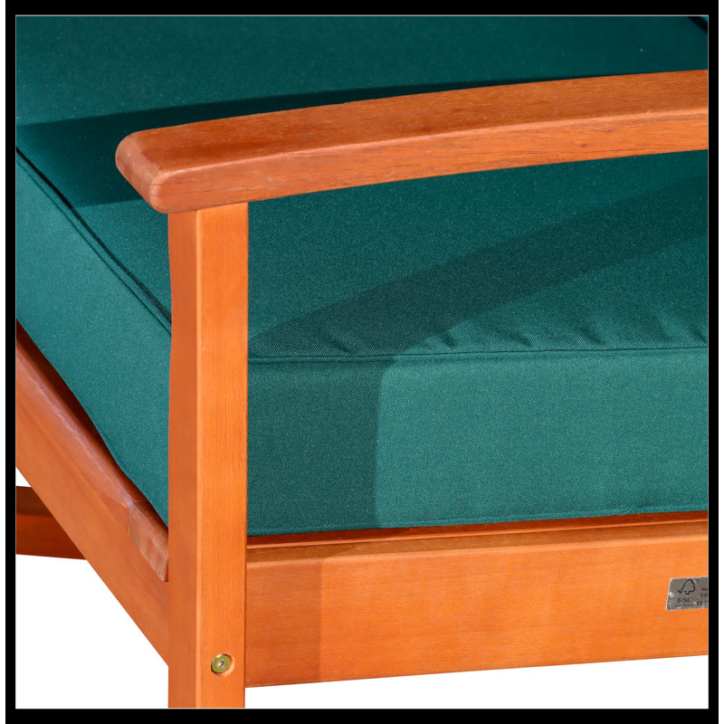 Chaise berçante Lohrman Eucalyptus, Vert