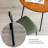Walnut&Black Round Solid Wood Dining table-1973062714