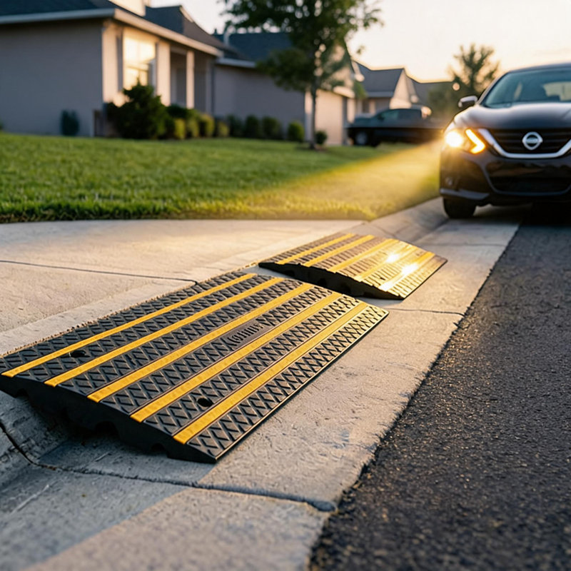 DEXSO Foldable L Threshold Ramp, 1.2 meters-2pcs