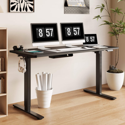 Adjustable Standing Desk, Whole-Piece Desktop