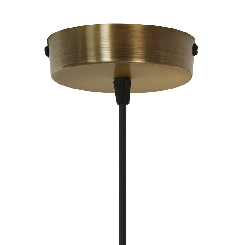 Luminaire suspendu empire en verre de manguier à 2 lumières de 9,75 po Mataio