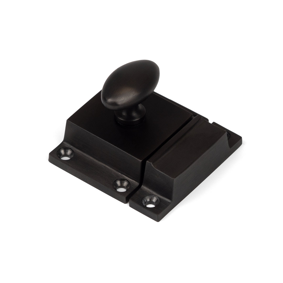 Oval Turn Cabinet Latch in Multiple Finishes
