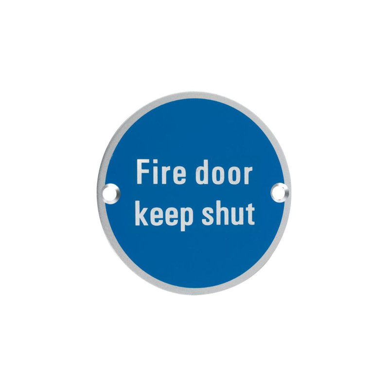 Fire Door Keep Shut Sign