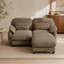 Causeuse modulaire en chenille 3 pièces avec repose-pieds mobile, sièges profonds, coussins lombaires et coussins à ressorts Gailey-1534094261