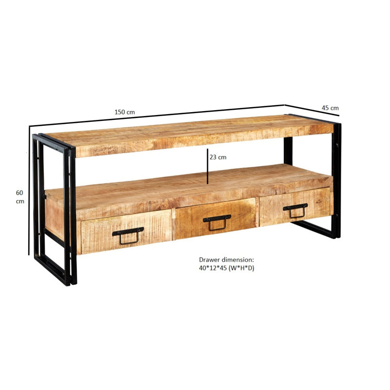 Lynnhurst Unfinished TV Stand for TVs up to 65"