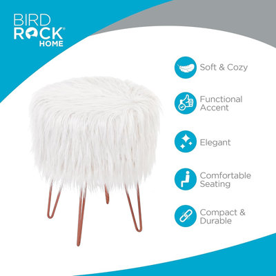 Tabouret de coiffeuse blanc