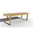 Flecia 7-Piece Rectangular Teak Outdoor Dining Set with Extendable Table and Stacking Armchairs