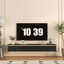 Meuble télé flottant, meuble télé mural avec lumières DEL et prise de courant, meuble télé ultrabrillant pour meuble télé pour salon-772084125-772084095