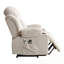 Fauteuil électrique Power Lift avec chaleur et massage, poche latérale et port de charge USB-49474403