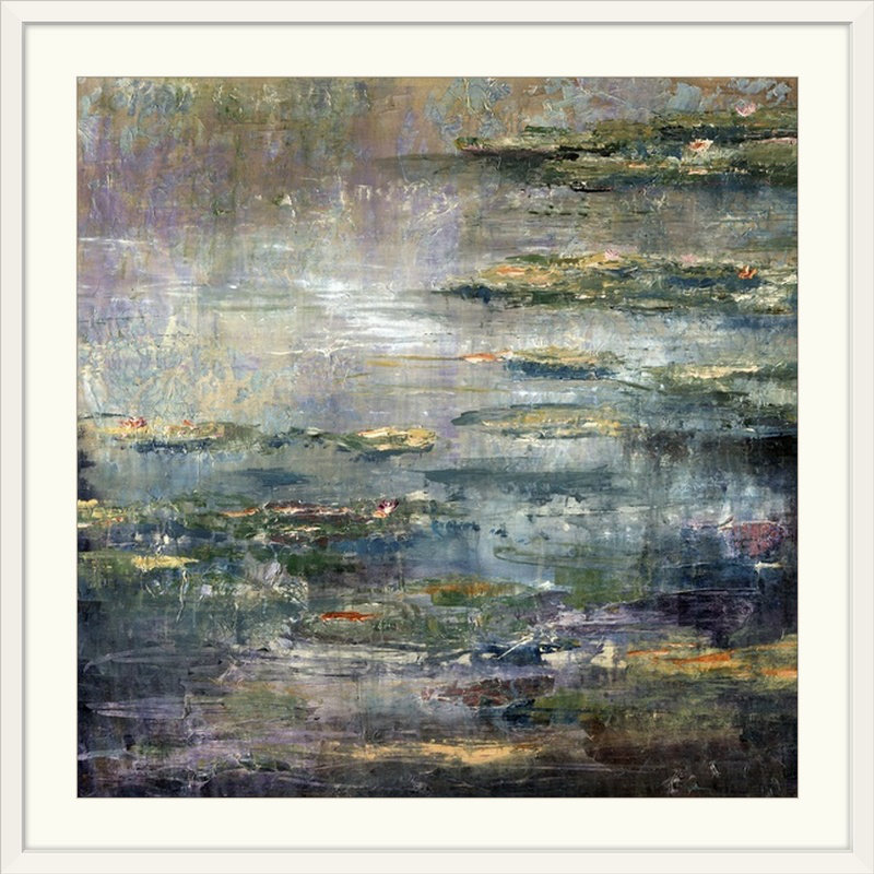 «Sommet Twilight Lillies» par Alexys Henry, reproduction d'art, H 35 po x l 35 po x 1,5 po, Toile