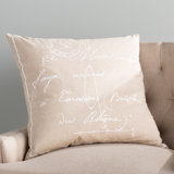 Stella Text Cotton Pillow Cover