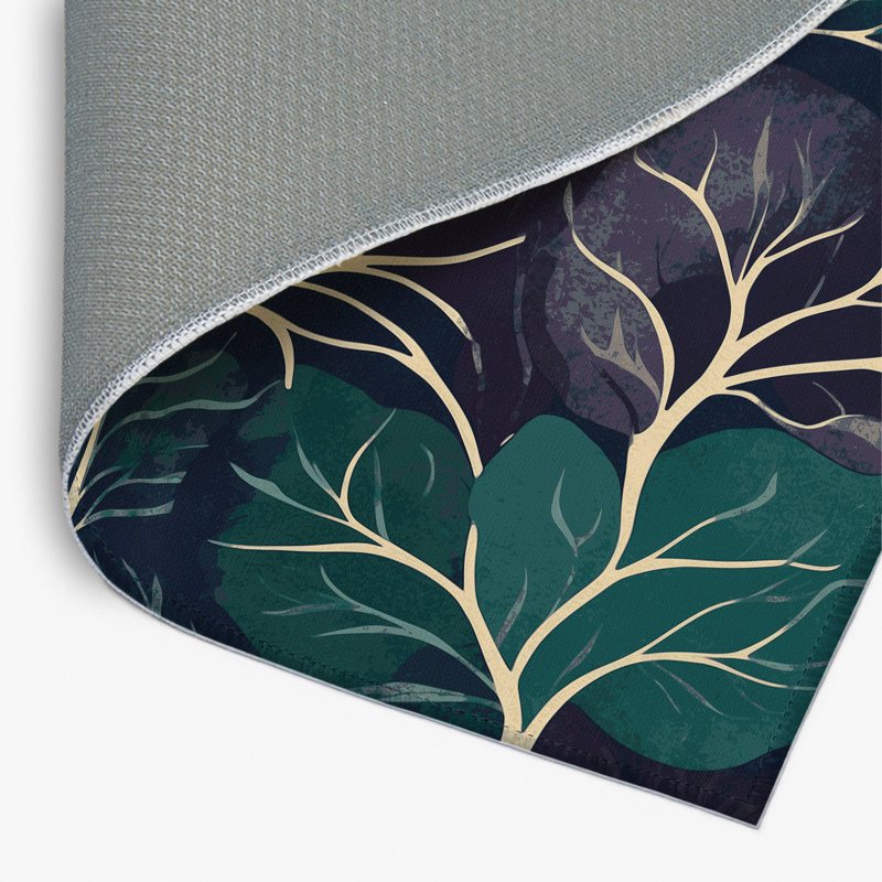 Tapis intérieur et extérieur Moonlit Grove, Rectangulaire 8 pi x 10 pi