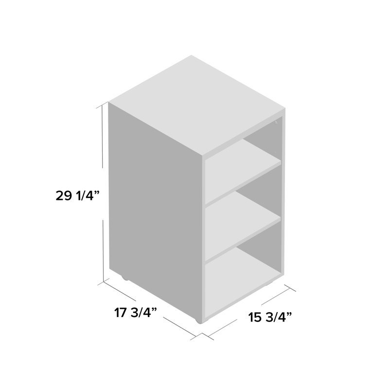 Cowell 15.75'' Wide Mobile File Cabinet