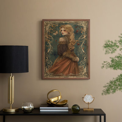 WOMEN Series CCCCXXIX - reproduction encadrée de qualité supérieure - prête à être accrochée - aucun clou requis