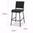 Set Of 2 Outdoor Patio Barstools, 29" Outdoors PE Rattan Armless-173825874
