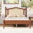 Wooden Platform Underbed Storage Bed with Natural Rattan Headboard, Minimalist Design, No Box Spring Needed-323178070-323178068
