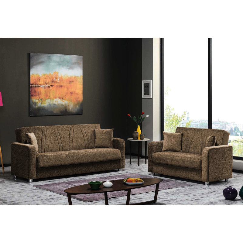 Revêtement - beige avec rangement et technologie convertible pour une vie pratique