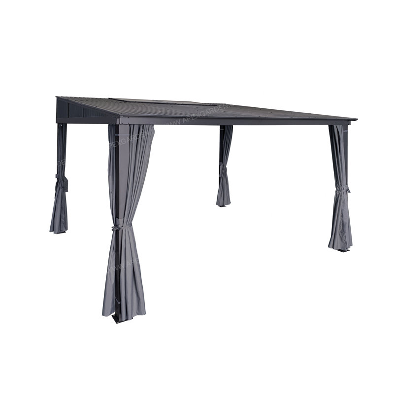 APEX GARDEN Grey Polyester Side Wall for Gazebo