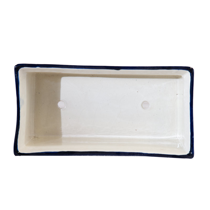 Pot à fleurs rectangulaire Desert Bloom Talavera