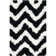 Barcelona Shag Hand Tufted Performance Chevron Rug