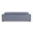 Light Blue Genuine Leather Sofa with Adjustable Headrests-841366763