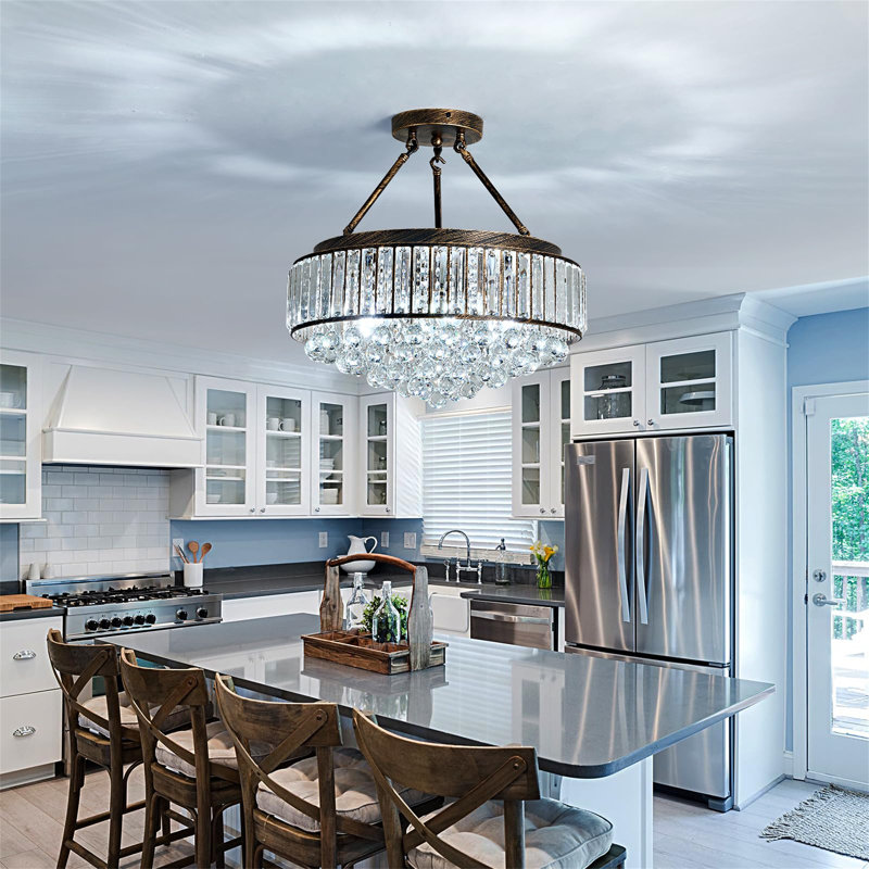 Hamblin Chandelier, Bronze