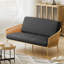 Housse pour canapé-lit réversible en tissu de polyester réversible avec fermeture à glissière 3 côtés-87758523-96484494
