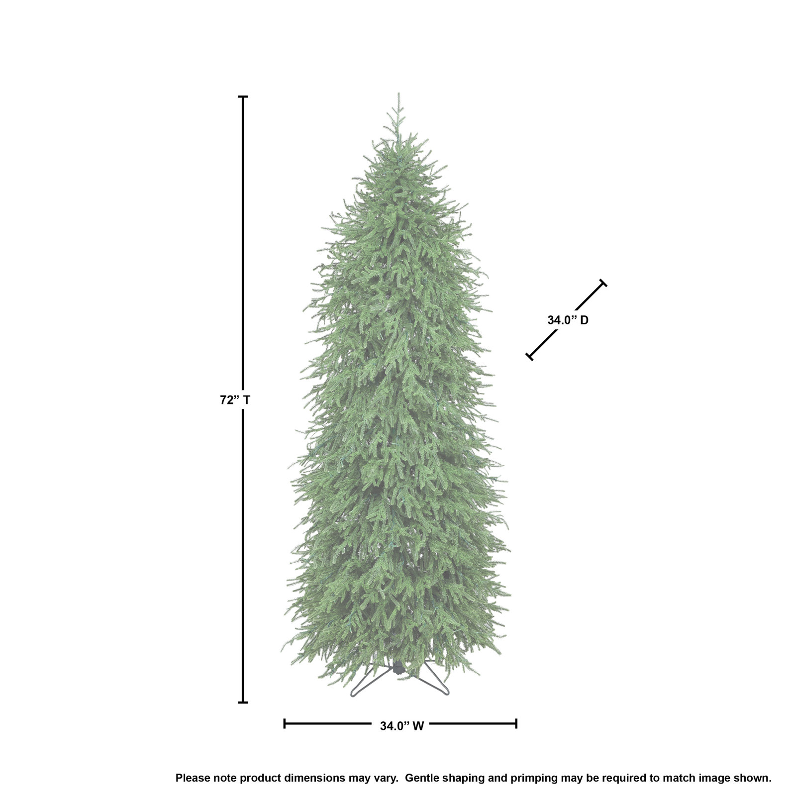 6' Natural Touch Norfolk Tree