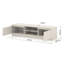 Sunem Unfinished TV Stand for TVs up to 65"-1881911367