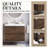 24" Floating Wall‑Mount Bathroom Vanity, Wood Melamine Cabinet with Resin & Calcium Carbonate Integrated Sink-1165978365