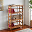 Bibliothèque à 3 sections Morrison Honey Finish pour bureau à domicile, H 41,72 po x l 25,72 po x P 11,74 po