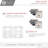 Cube STYLISH 33 inch Slim Low Divider Double Bowl Undermount Kitchen Sink