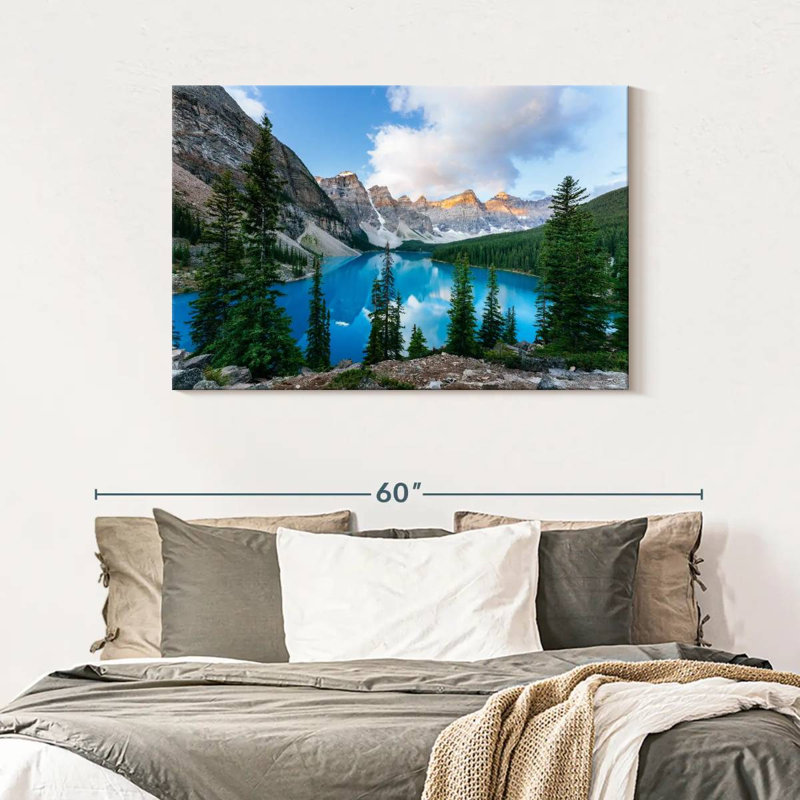 Alvord Canadian Rockies Sunrise View, 30" H x 45" W