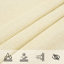 Dita Sunshade Sail 160 G/m² Cream 4X4 M HDPE
