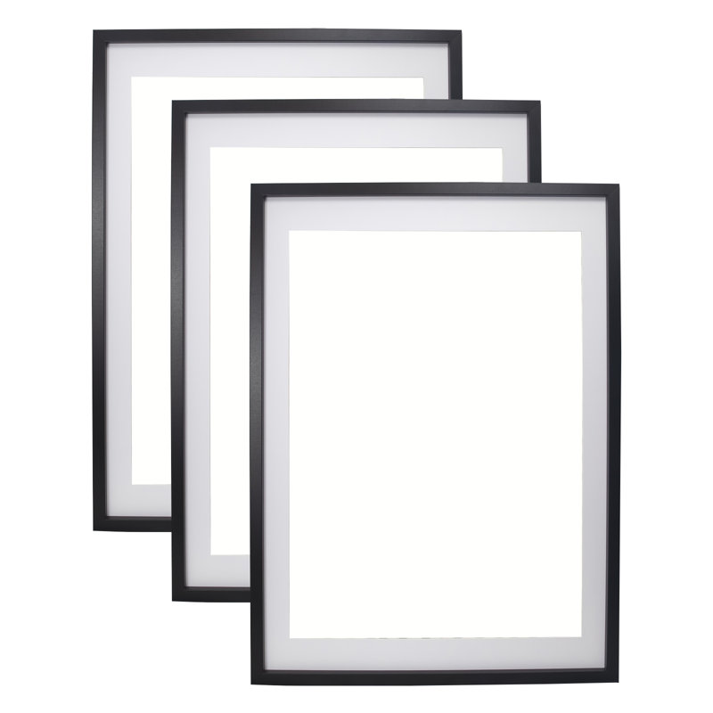 Picture Frame Black Acrylic Picture Frame - Set of 3