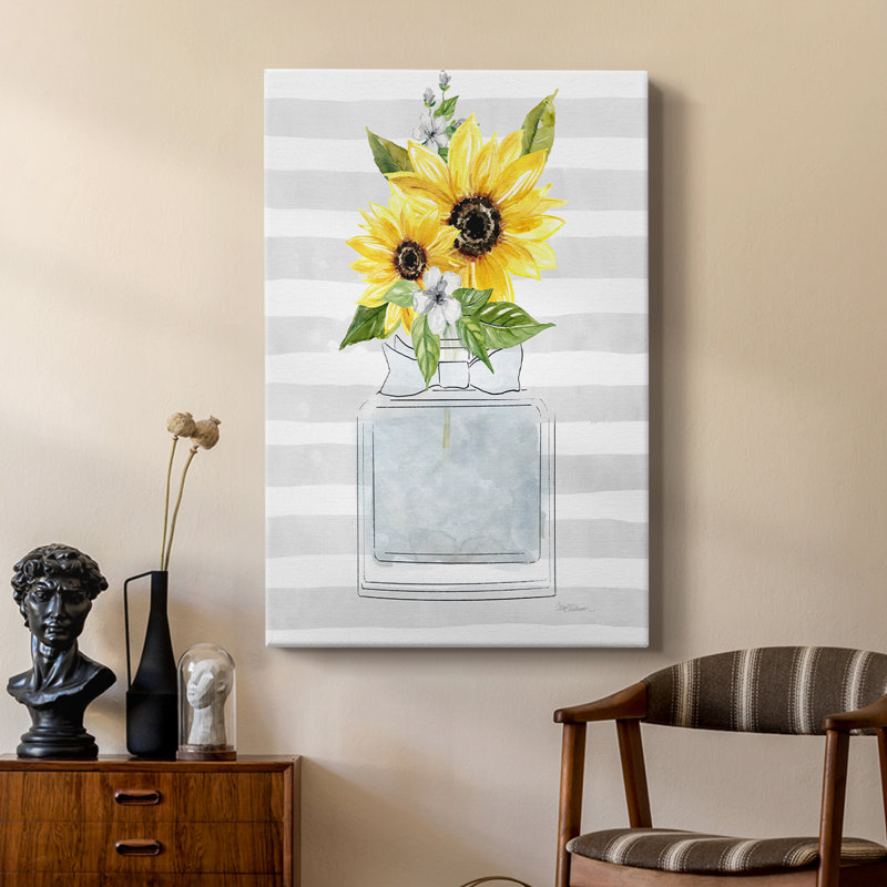 Sunflower Perfume II - galerie sur mesure, H 18 po x l 12 po