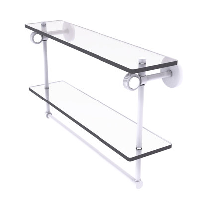 Tablette murale double verre Margolis